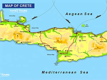 Crete map