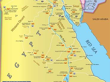 Egypt map preview