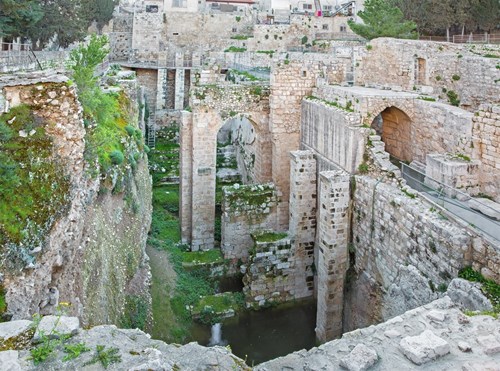 Pool of Bethesda - Biblical Israel Fam Trip