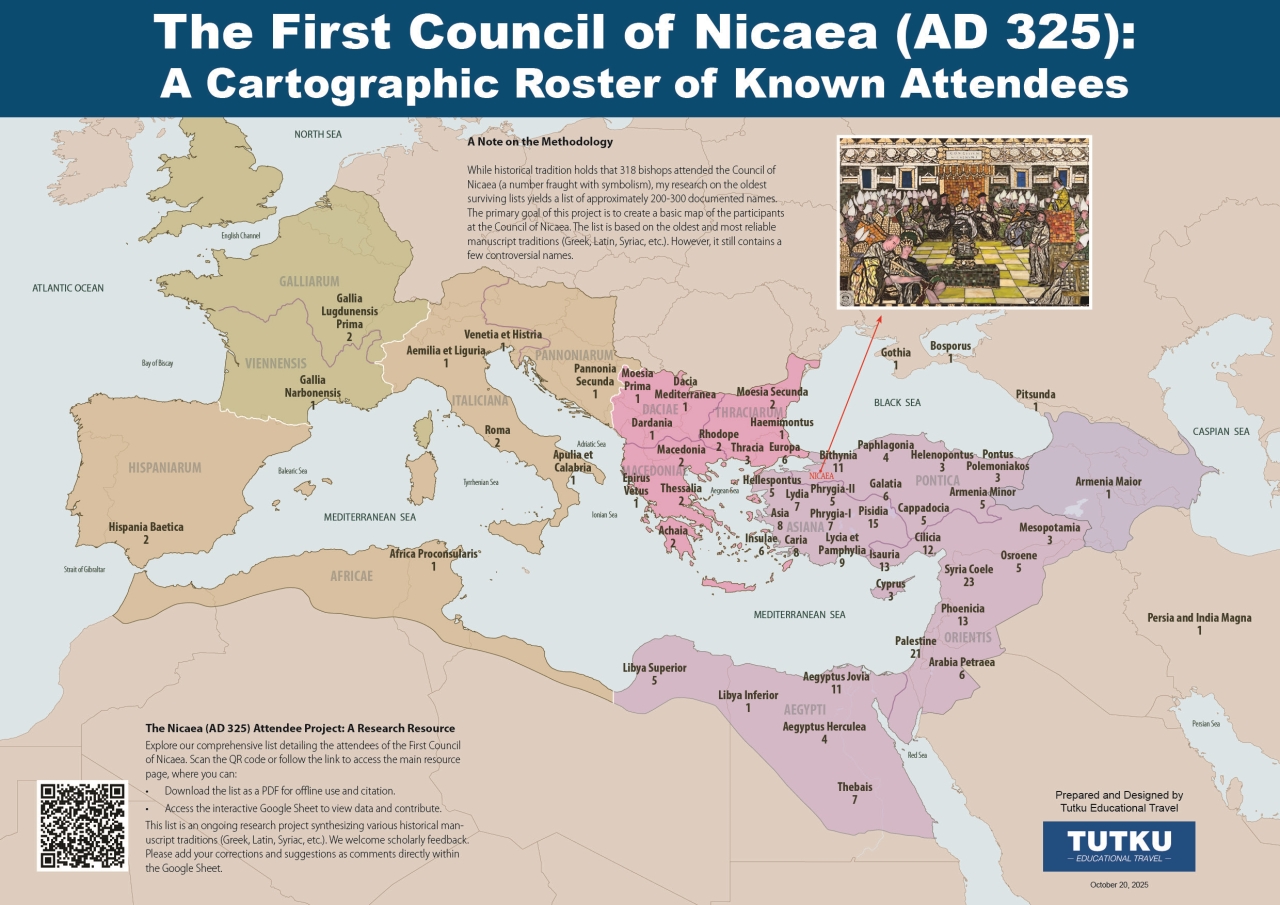 The Nicaea 325 Project: A Database and Geographical Analysis of the First Council's Attendees
