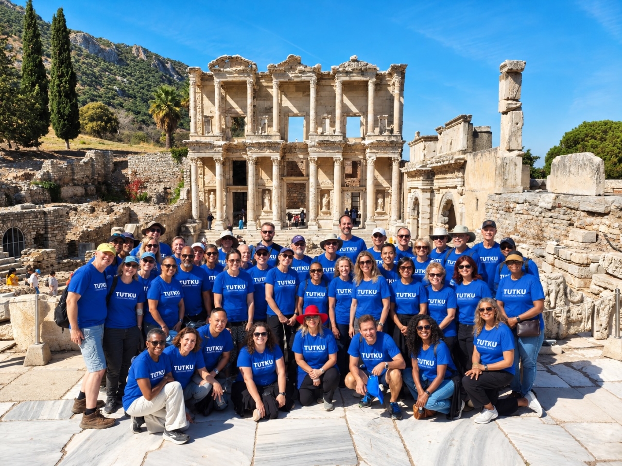 Douglas Jacoby group in Ephesus, Pergamum, and Didyma